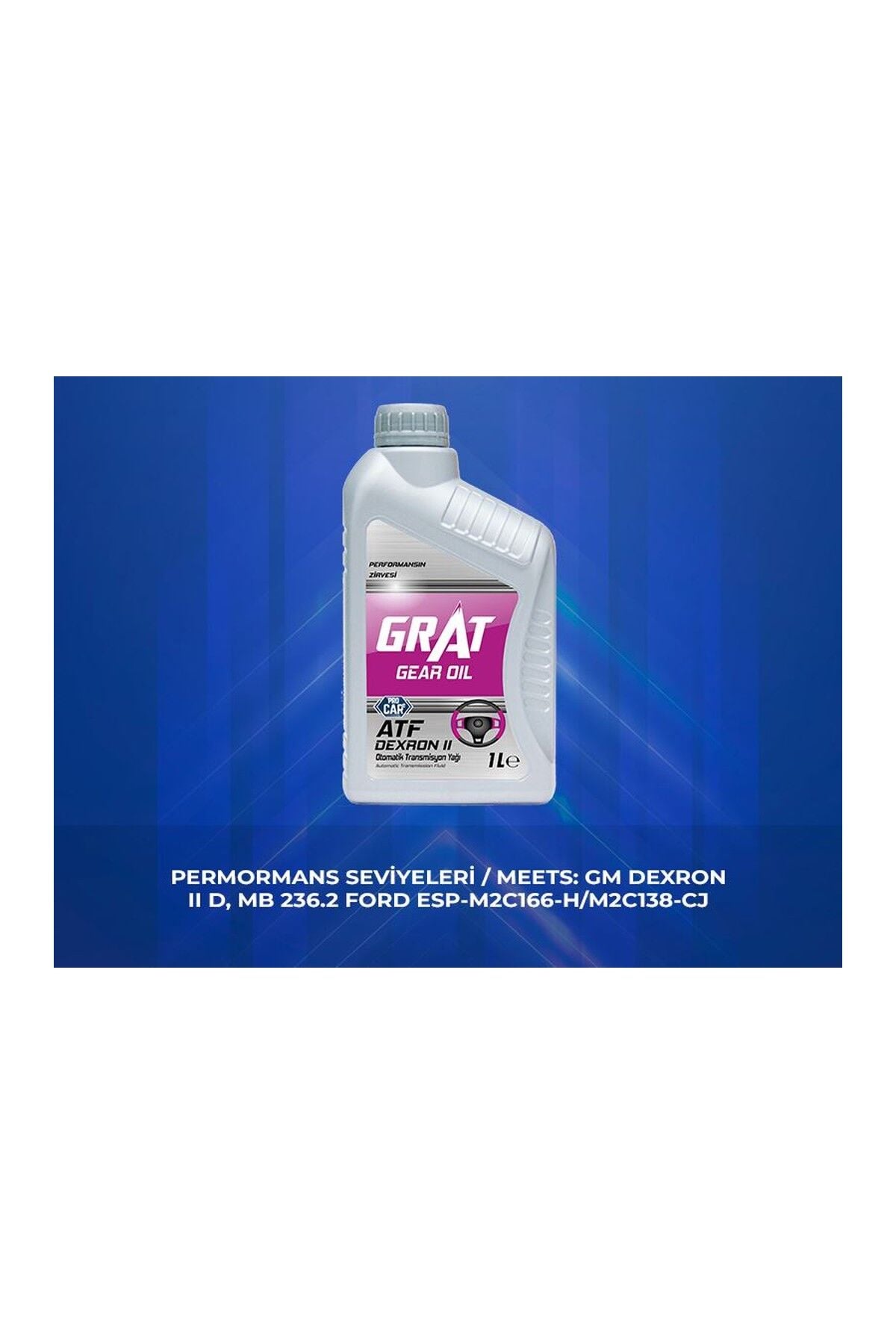 GRAT Otomatik Şanzıman Yağı ATF II Dexron II 1 L GRAT 600021