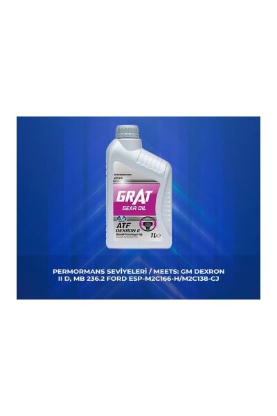 GRAT Otomatik Şanzıman Yağı ATF II Dexron II 1 L GRAT 600021