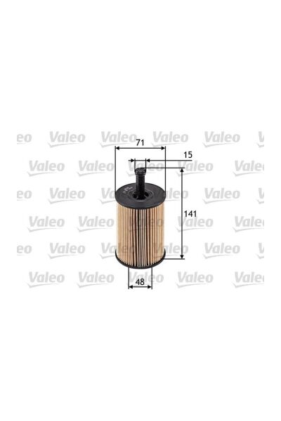 Yağ Filtresi Valeo 586506 Volkswagen Golf V 2003-2013 / Jetta III/IV 2005-2017 / Passat 2005-2014