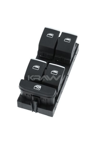 Cam Açma Düğmesi Dörtlü Krom Krawan 420 Volkswagen Golf / Passat / Skoda Octavia OEM 5G0959857C