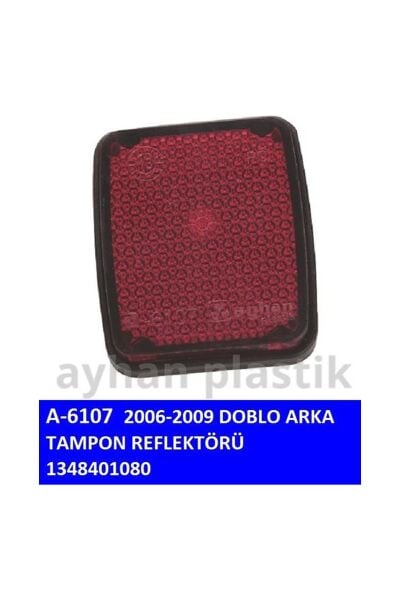 Arka Tampon Reflektörü Ayhan A6107 Fiat Doblo 2006-2009