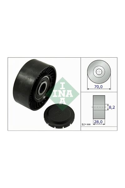 Alternatör Gergi Rulmanı INA 532046810 Volkswagen Crafter / Multivan V / Transporter T5 2010