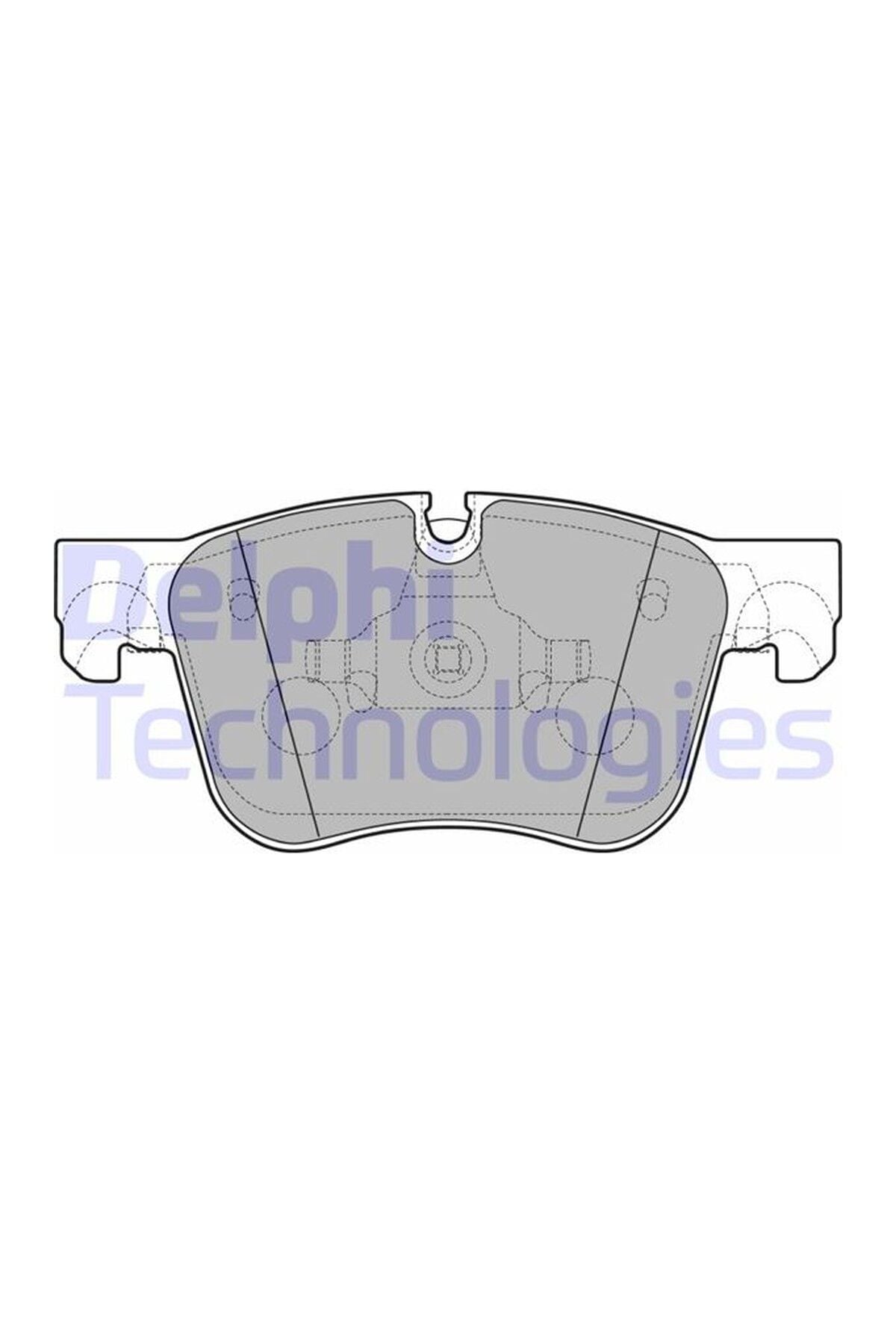 Ön Fren Balatası 152 mm Delphi LP2690 Citroën C4 / Picasso II 2013+