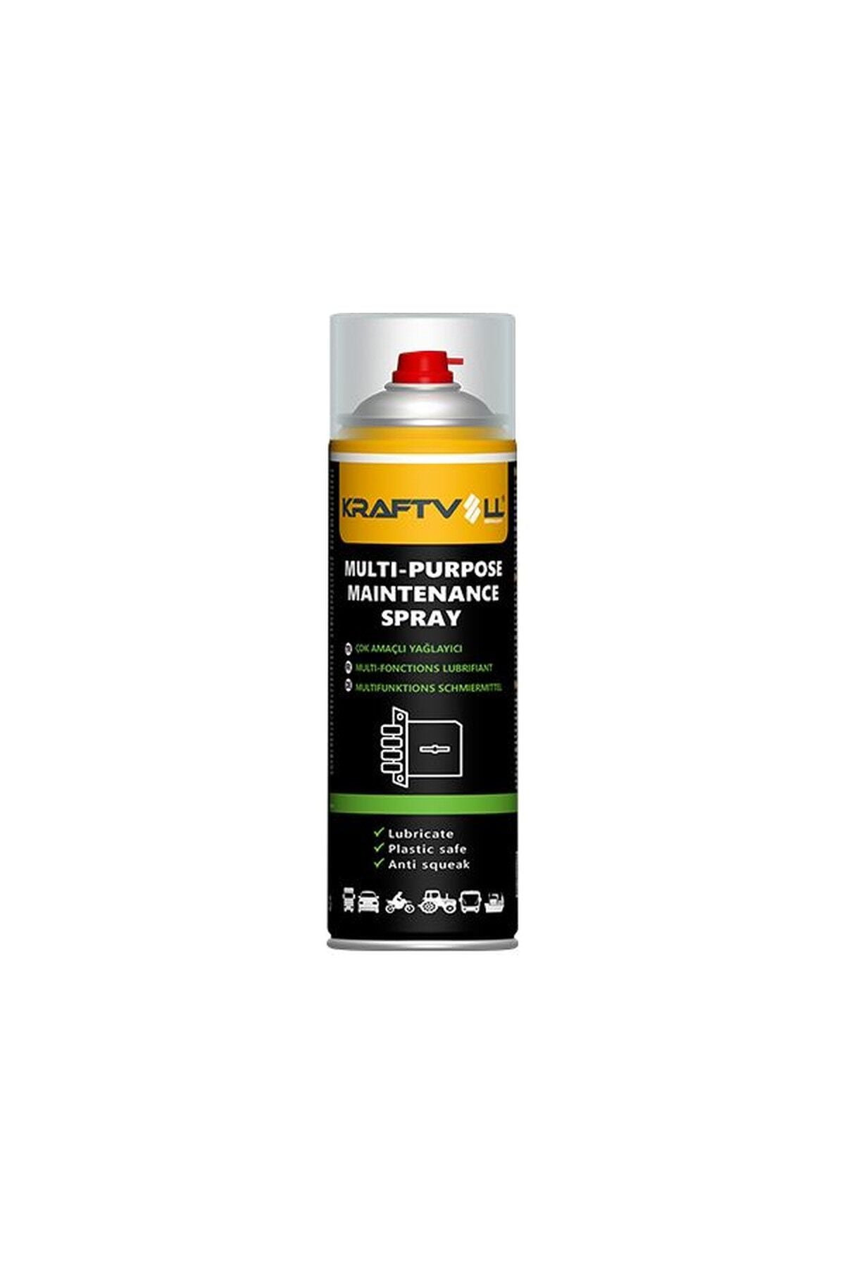 Çok Amaçlı Yağlayıcı Koruyucu Sprey Kraftvoll KVOLL17042002