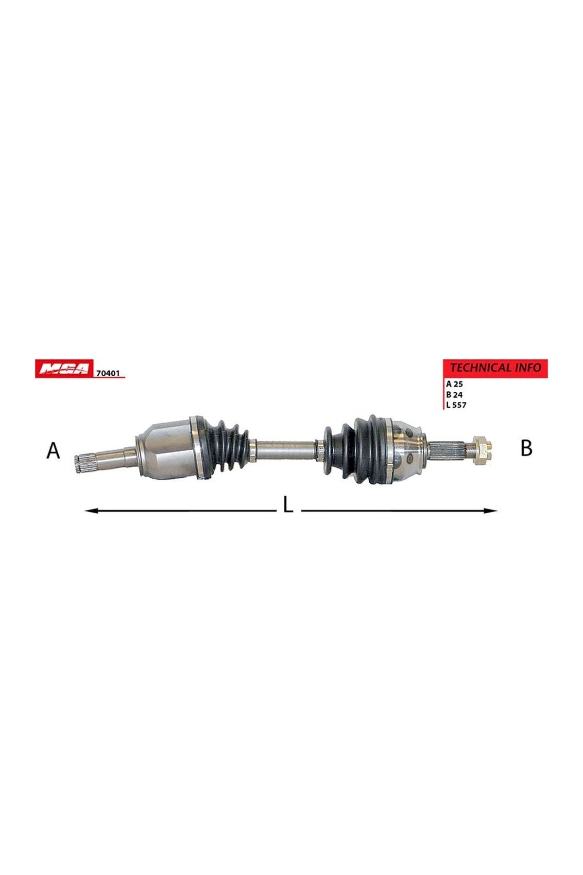 Sol Aks Komple Milli MGA 70401 Fiat Albea