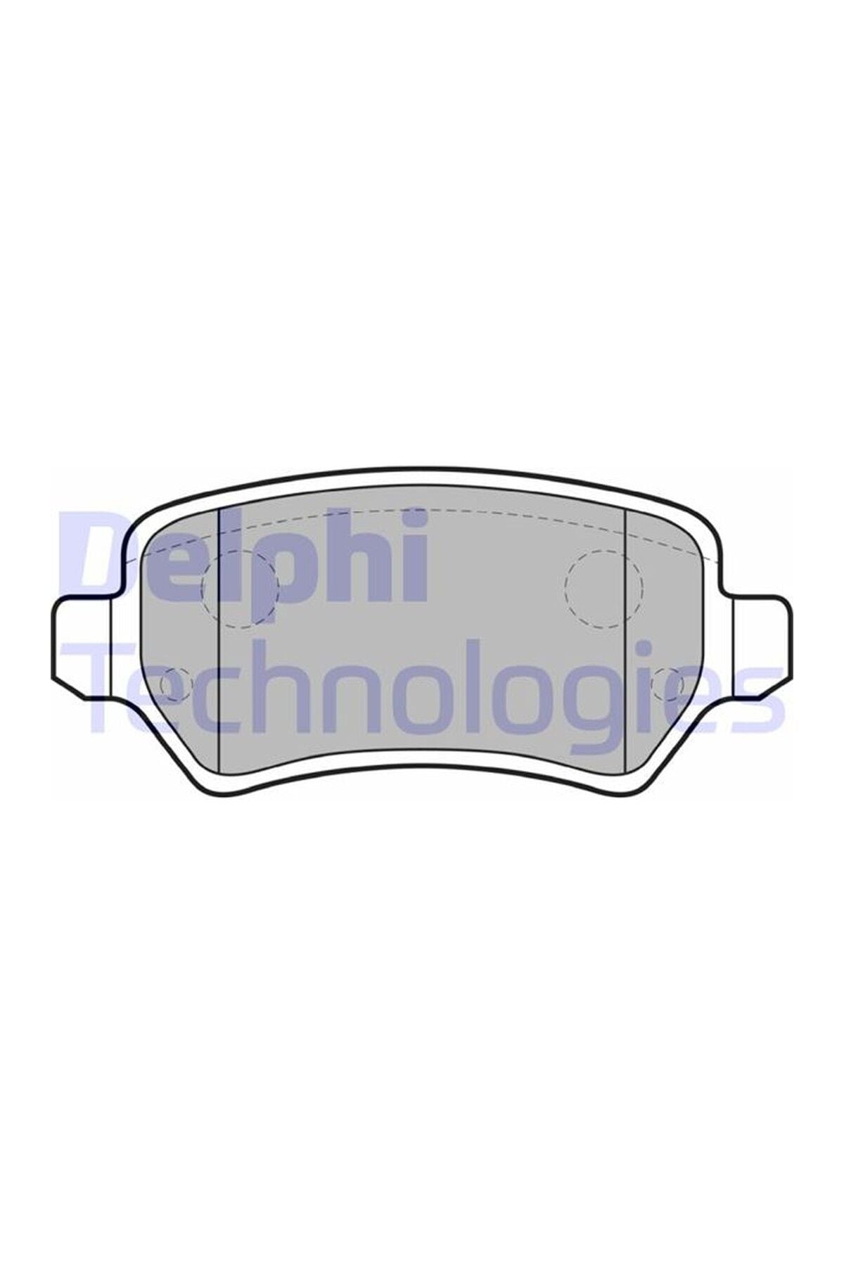 Arka Fren Balatası Delphi LP1681 Opel Astra H / Combo C / Meriva OEM 1605086