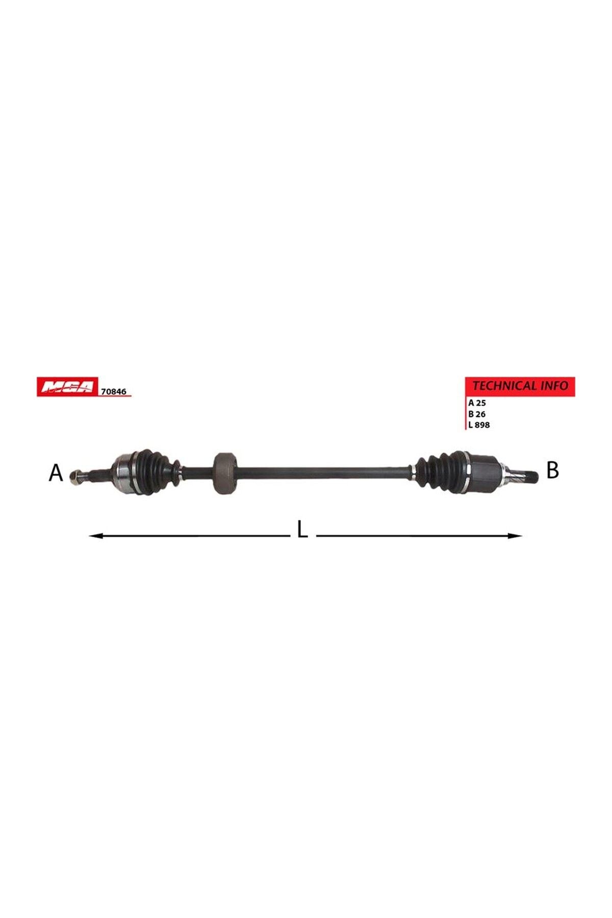 Sağ Aks 5 Vites MGA 70846 Dacia Dokker