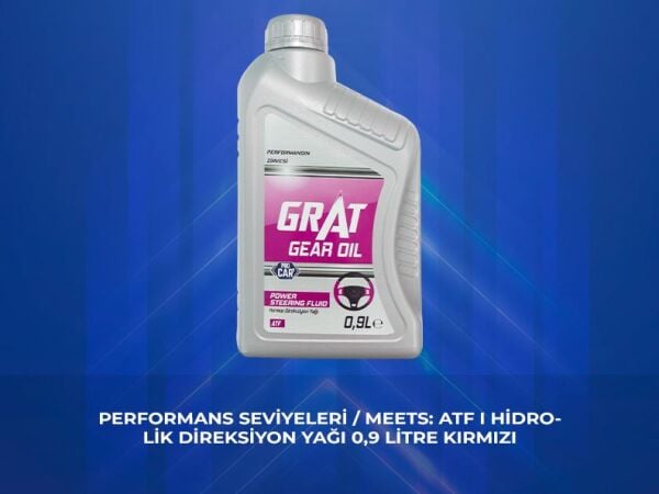 Direksiyon Hidrolik Yağı GRAT ATF 0,9 L 600002