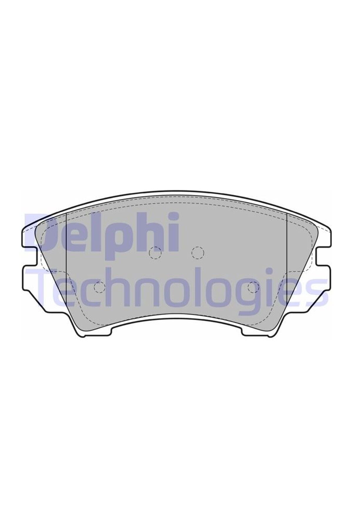 Ön Fren Balatası 17 inç Delphi LP2081 Opel Insignia 2008-2017 OEM 1605232