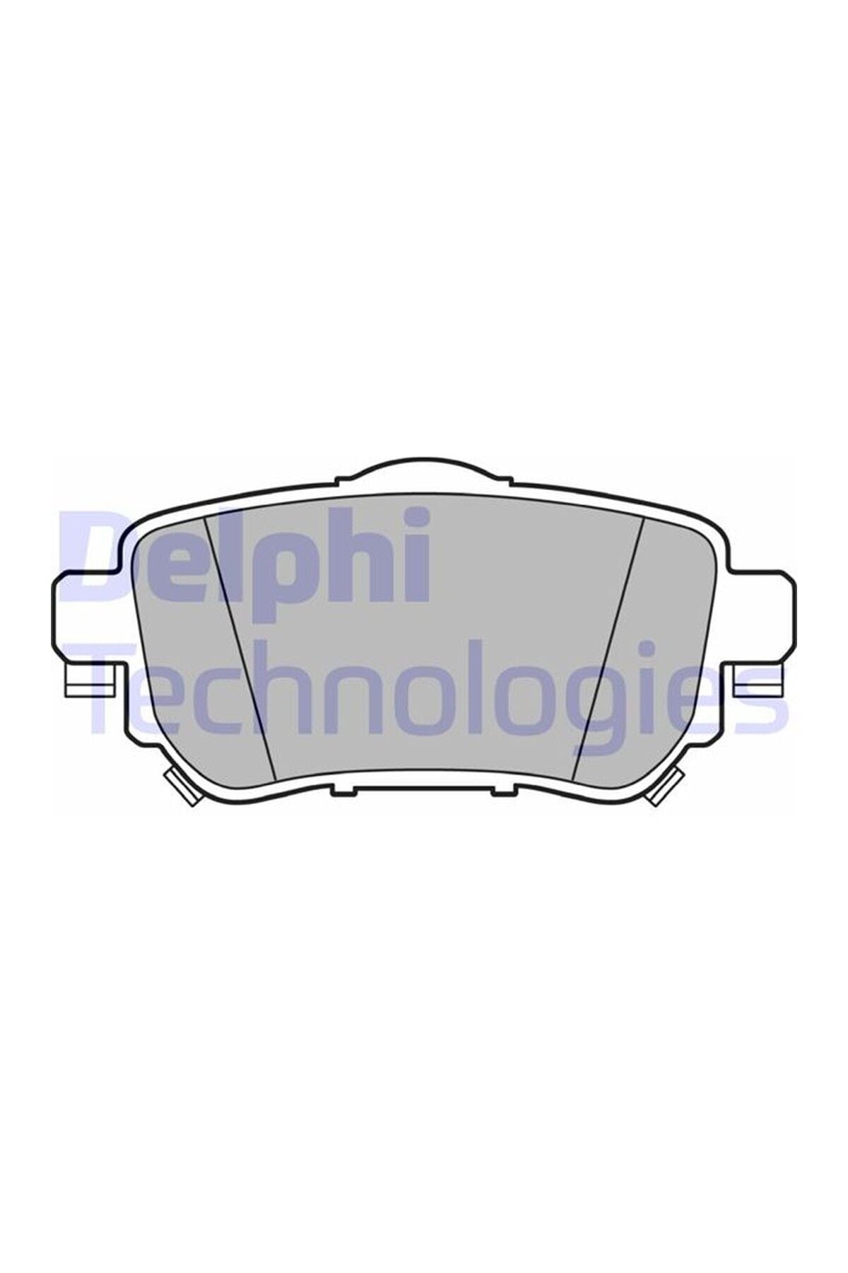 Arka Fren Balatası Delphi LP3145 Nissan Qashqai