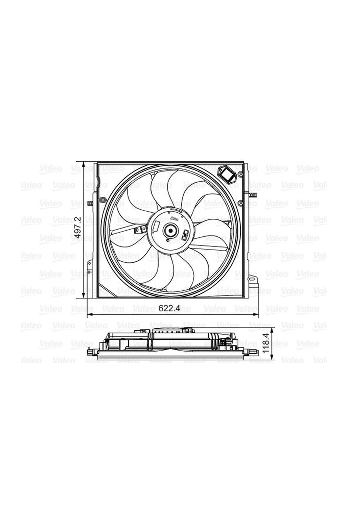 Fan Motoru Valeo 698582 Nissan Qashqai