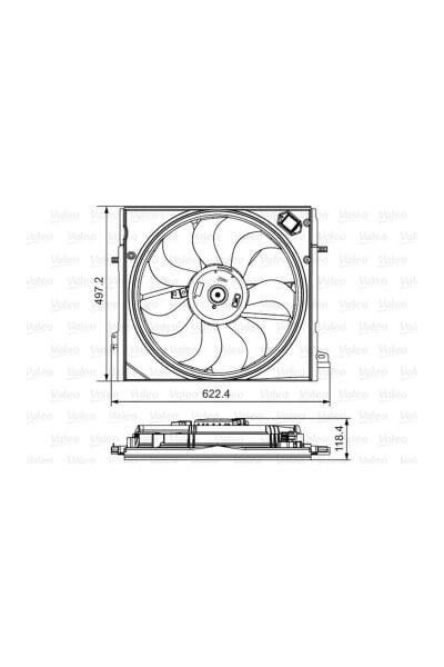 Fan Motoru Valeo 698582 Nissan Qashqai