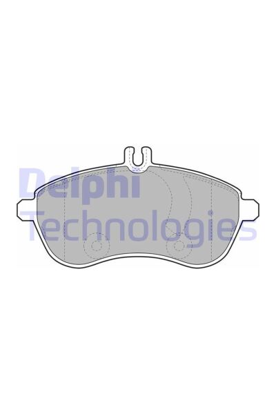 Ön Fren Balatası Delphi LP2028 Mercedes-Benz W204 S204 C204 C218 W212 S212 C207 A207 R172