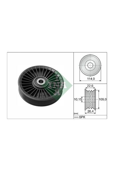Gergi Rulmanı INA 532010810 Mercedes-Benz Sprinter W901 W902 W903