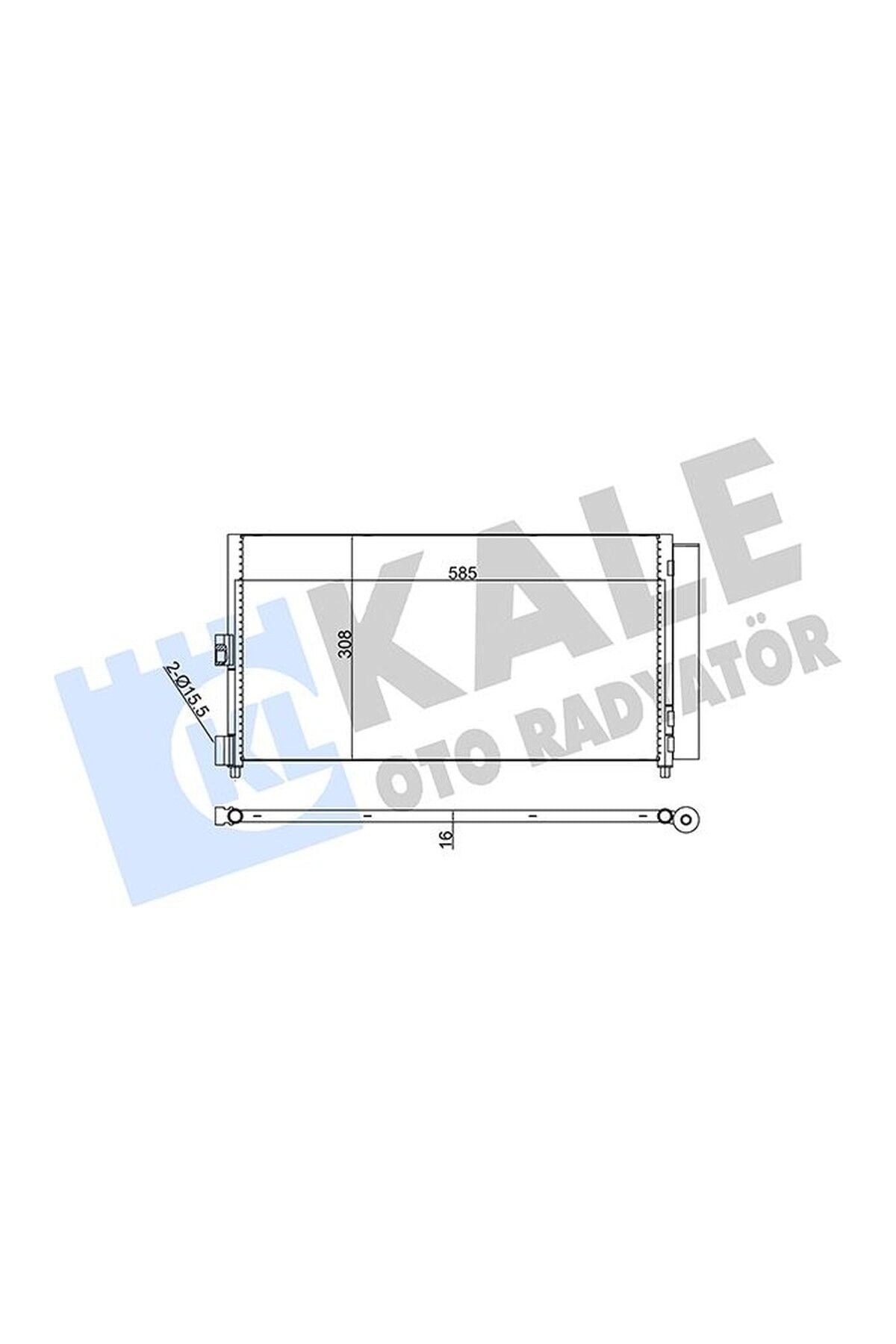 Klima Radyatörü Kale 386000 Fiat Doblo