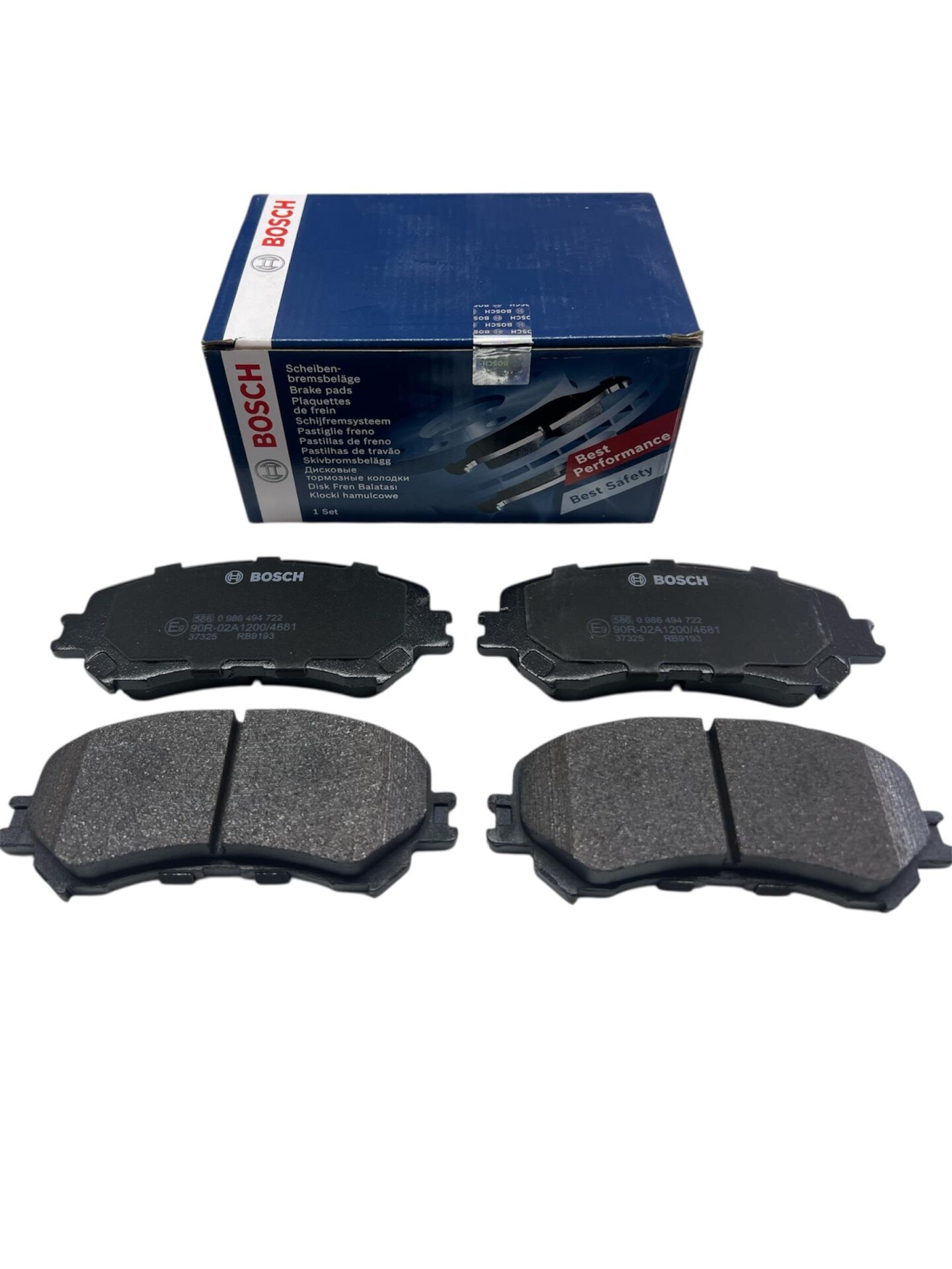 ÖN FREN BALATASI / RENAULT MEGANE 4 - TALISMAN 1.6 - ESPACE / 410606124R