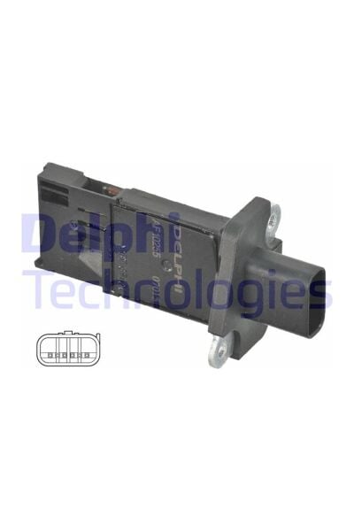 Hava Akışmetresi Delphi AF1025512B1 Citroën Jumper / Peugeot Boxer / Ford Transit