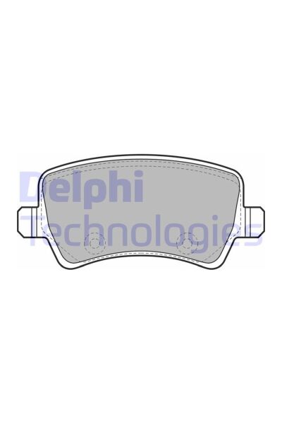 Arka Fren Balatası Delphi LP2008 Ford S-Max OEM 6G91 2M008 GF