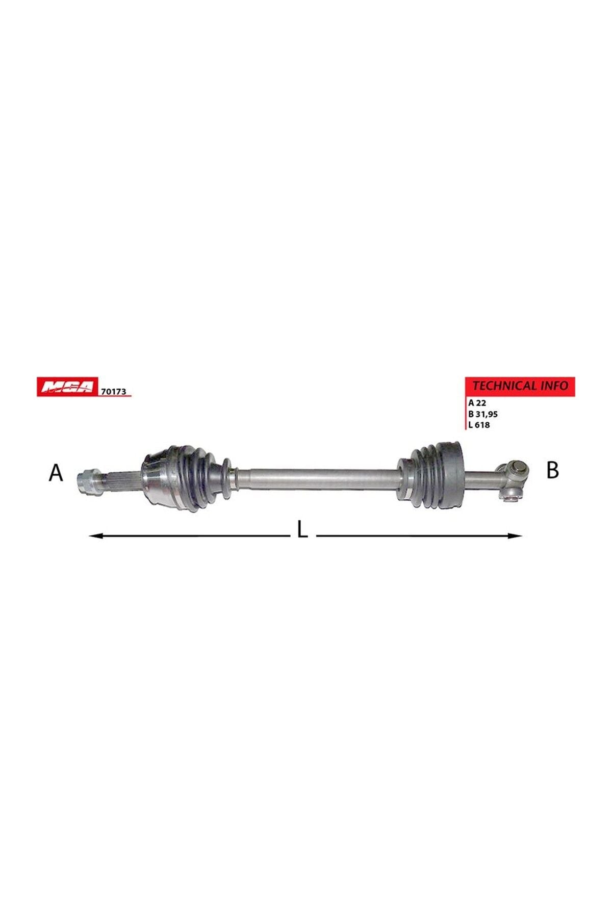 Sol Aks MGA 70173 Fiat Doblo