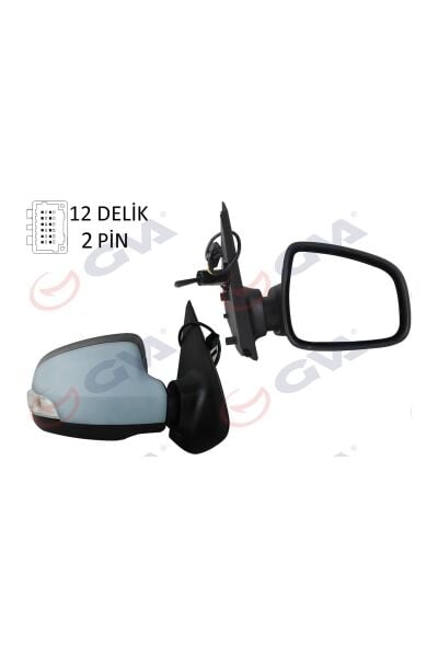Sağ Ayna Mekanik Sinyalli GVA 1014250 Renault Symbol 2013+