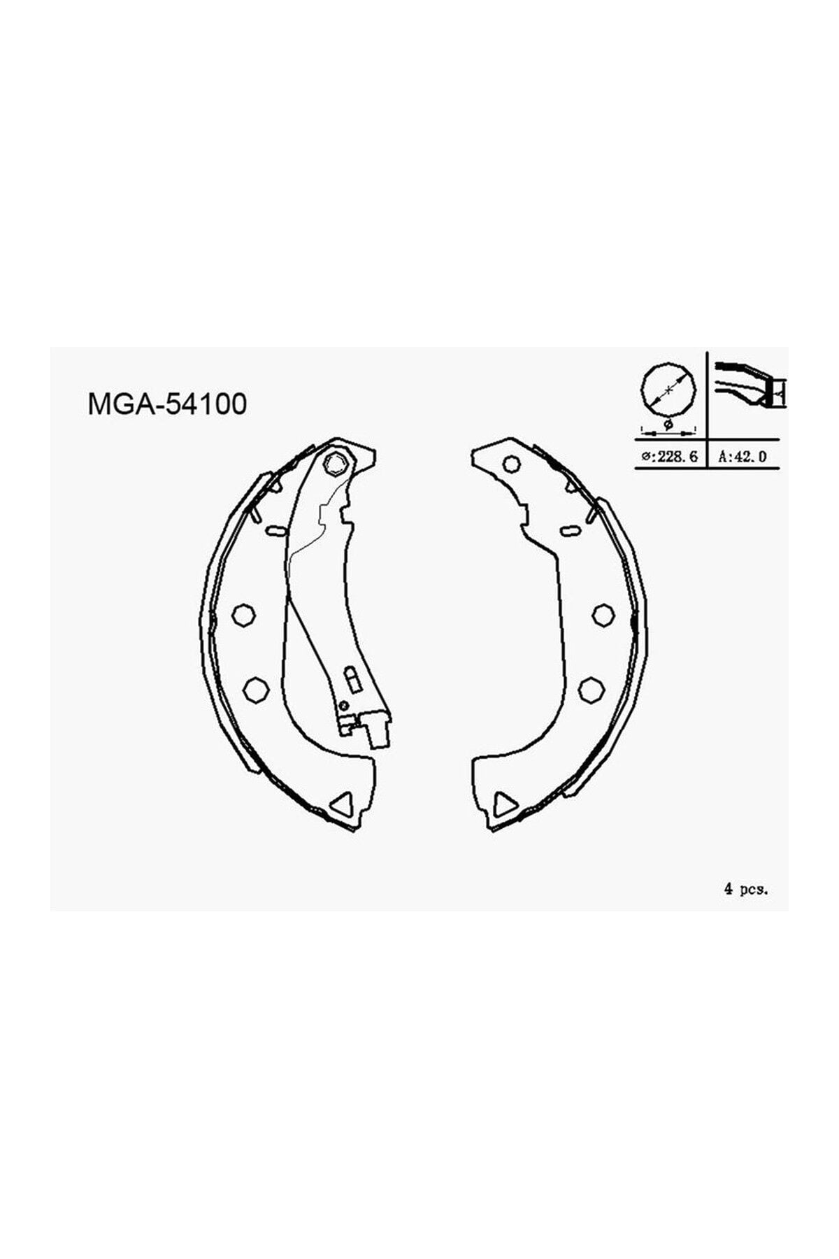 Arka Balata MGA 54100 Fiat Albea