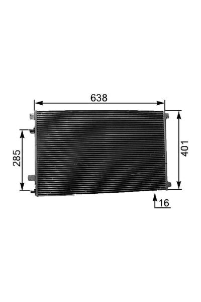 Klima Radyatörü MGA 82700 Renault Megane II 2002-2008 / Scenic II 2003-2008