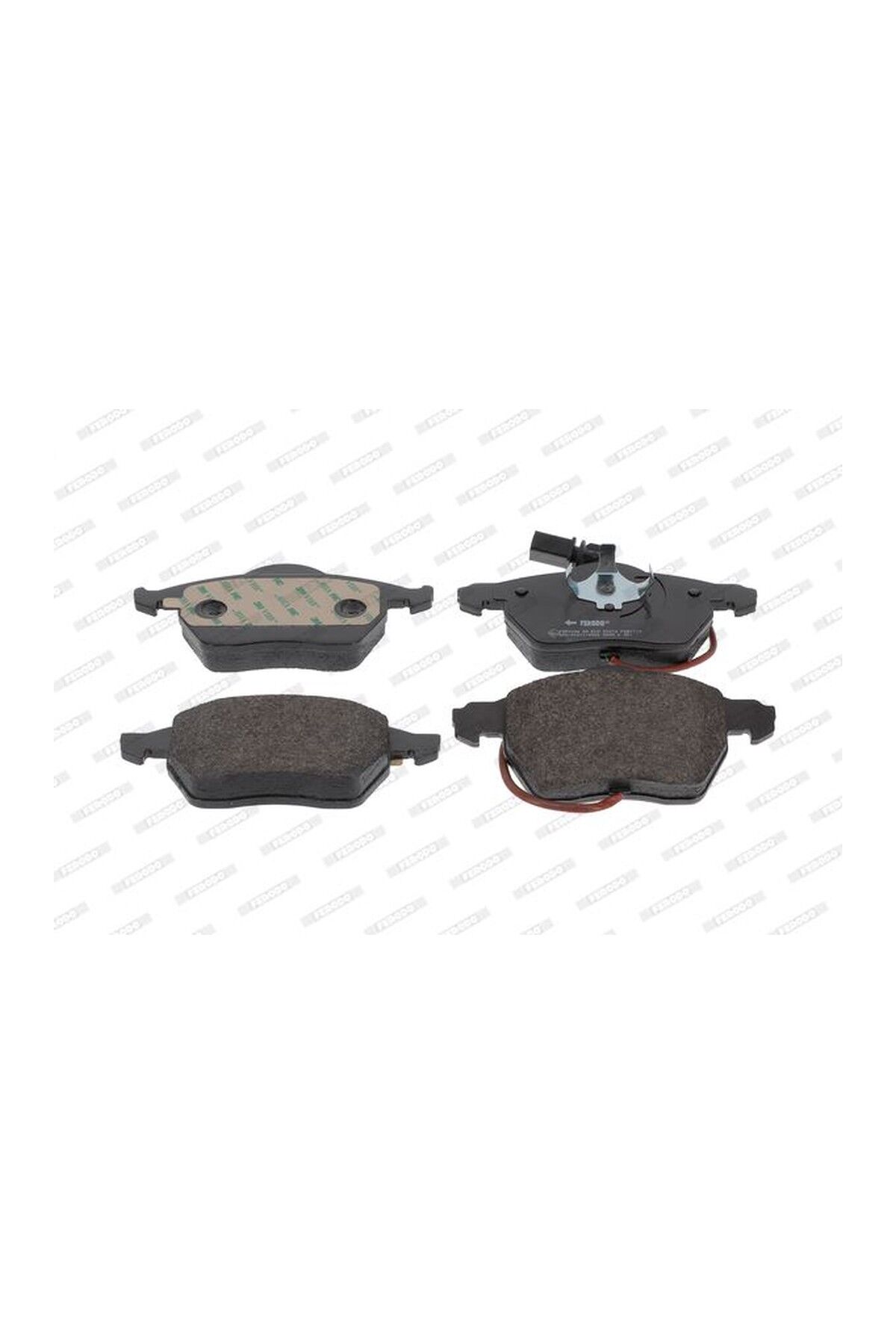 Ön Balata Ferodo FDB1717 Volkswagen Passat 1997-2005 / Audi A4 1999-2005 / Skoda Superb 2002-2008 OEM 4B0698151J