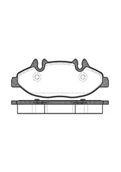 Ön Fren Balatası MGA 55304 Vito W639 2003-2011 OEM 0004216110