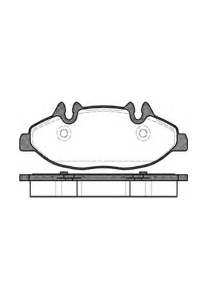 Ön Fren Balatası MGA 55304 Vito W639 2003-2011 OEM 0004216110