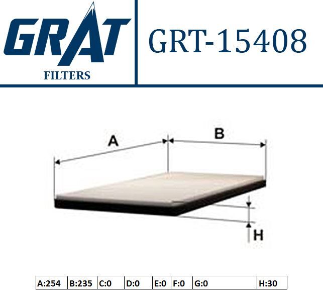 Polen Filtresi GRAT 15408 Crafter 2018+ Arka Çeker / 2018+ Ön Çeker OEM 5Q0819653