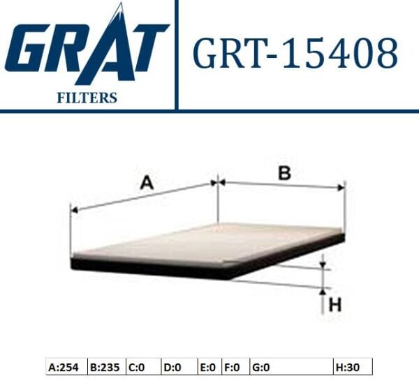 Polen Filtresi GRAT 15408 Crafter 2018+ Arka Çeker / 2018+ Ön Çeker OEM 5Q0819653