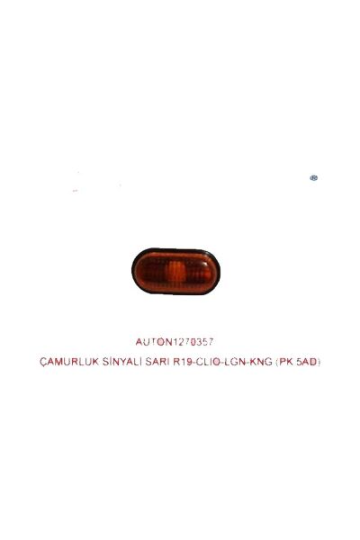 Çamurluk Sinyali Sarı Baran 050S Renault 19 / Clio / Megane