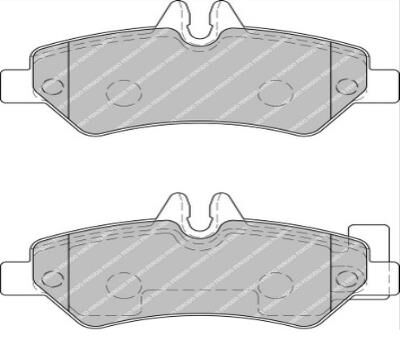 Fren Balatası Ferodo FVR1780 Sprinter 2006-2018 Crafter 2006-2018 OEM 0044206920