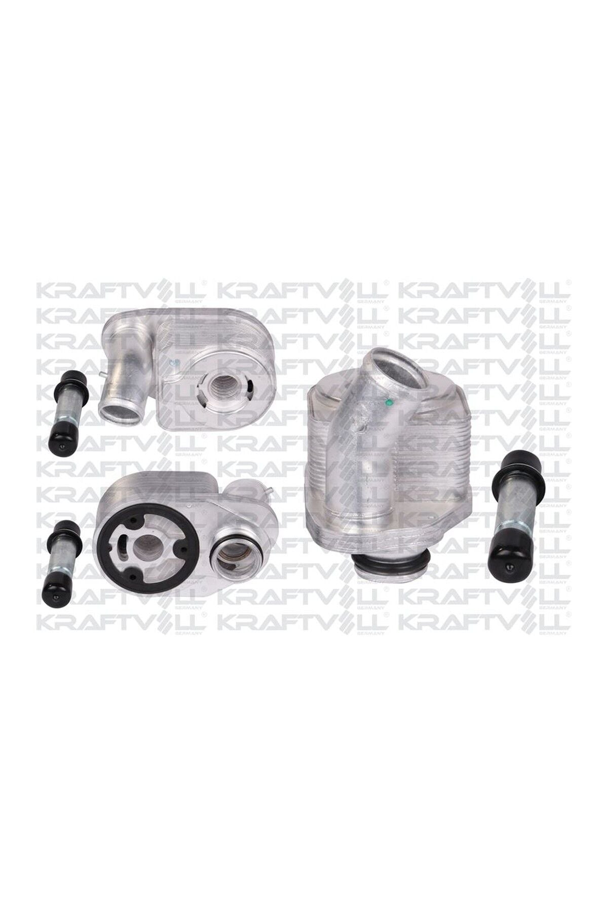 Yağ Soğutucusu Komple İnce Tip Borulu Kraftvoll KVOLL08090150 Fiat Ducato III / Iveco Daily 2006+ / Karsan Jest 2007+