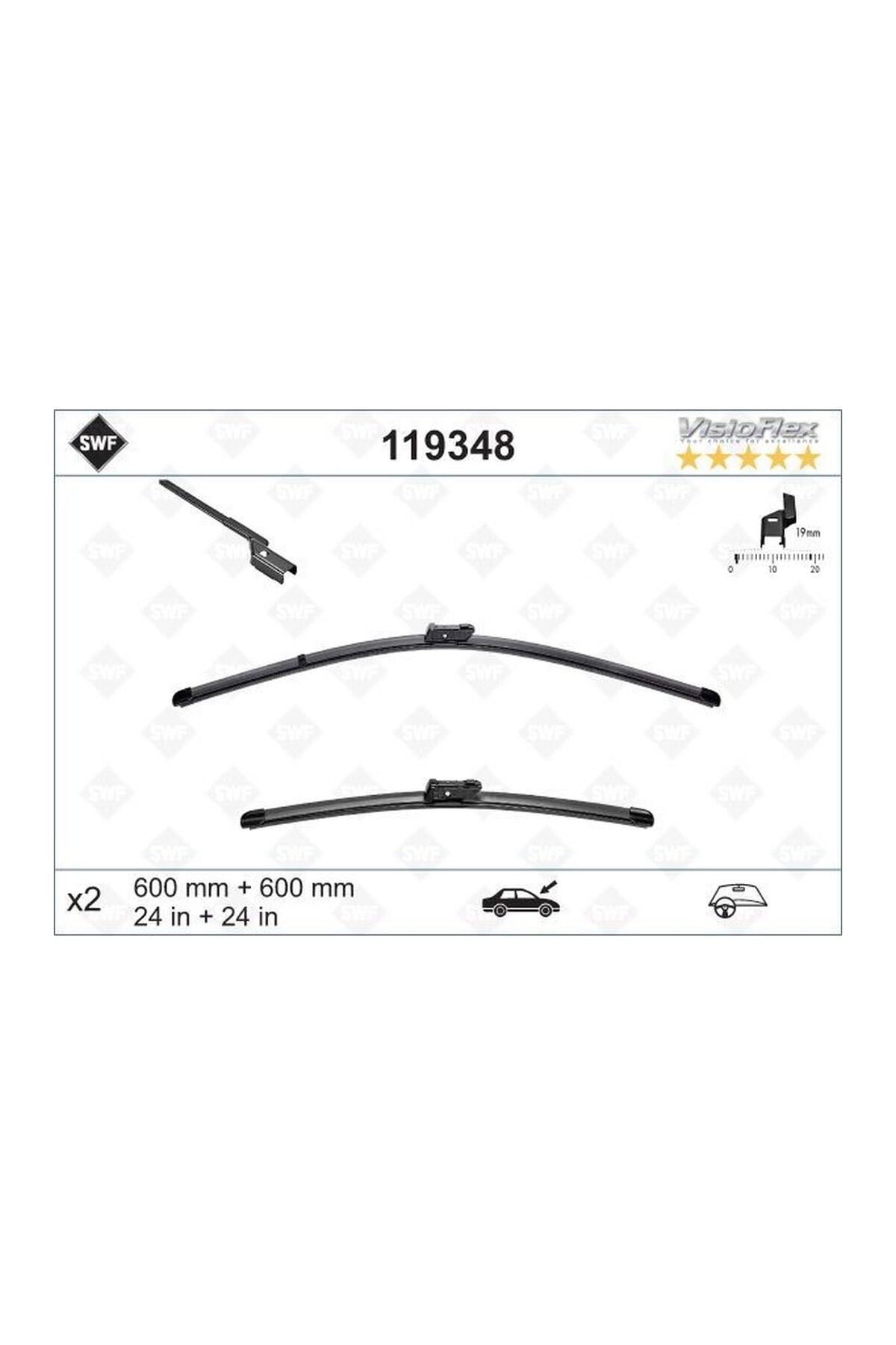 Silecek Süpürgesi 600 mm Valeo 119348