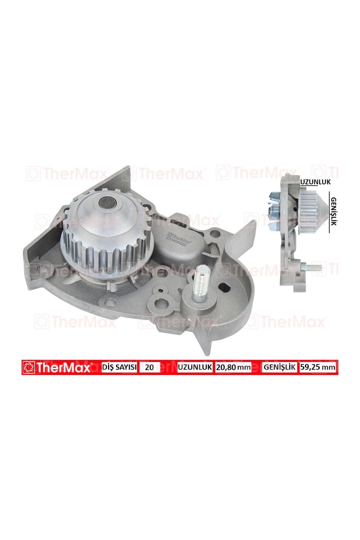 Devirdaim Thermax T01176 Renault Clio II 1998-2005 / Kangoo 1997-2008 / Megane I 1996-2003