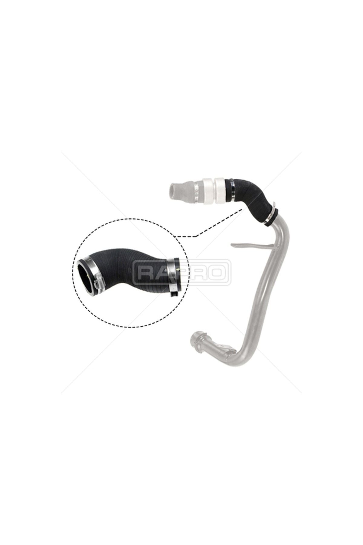 Turbo Hortumu Büyük Parça Rapro 11593 Peugeot Boxer / Citroën Jumper III / Fiat Ducato 2006+