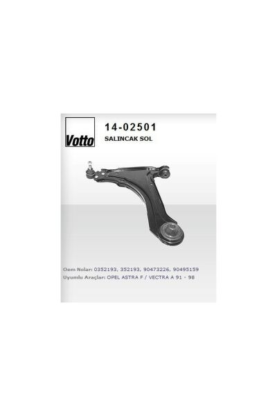 Sol Salıncak Votto 1402501 Opel Astra F / Vectra A