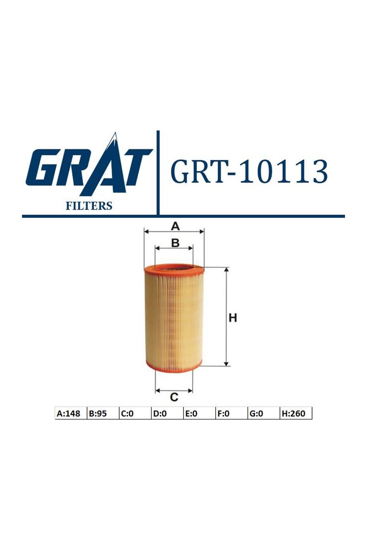 Hava Filtresi GRAT 10113 Fiat Bravo