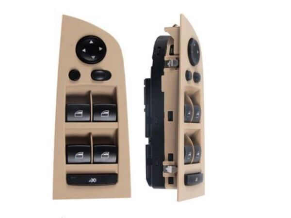ÖN SOL CAM DÜĞMESİ BEJ ÇERÇEVE / BMW E90 LCI / 61319217334-18209335