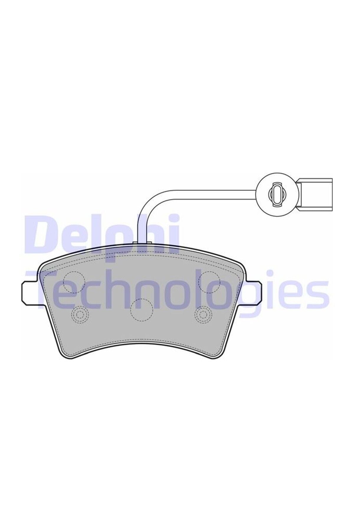 Ön Fren Balatası Delphi LP2504 Renault Kangoo 2008+