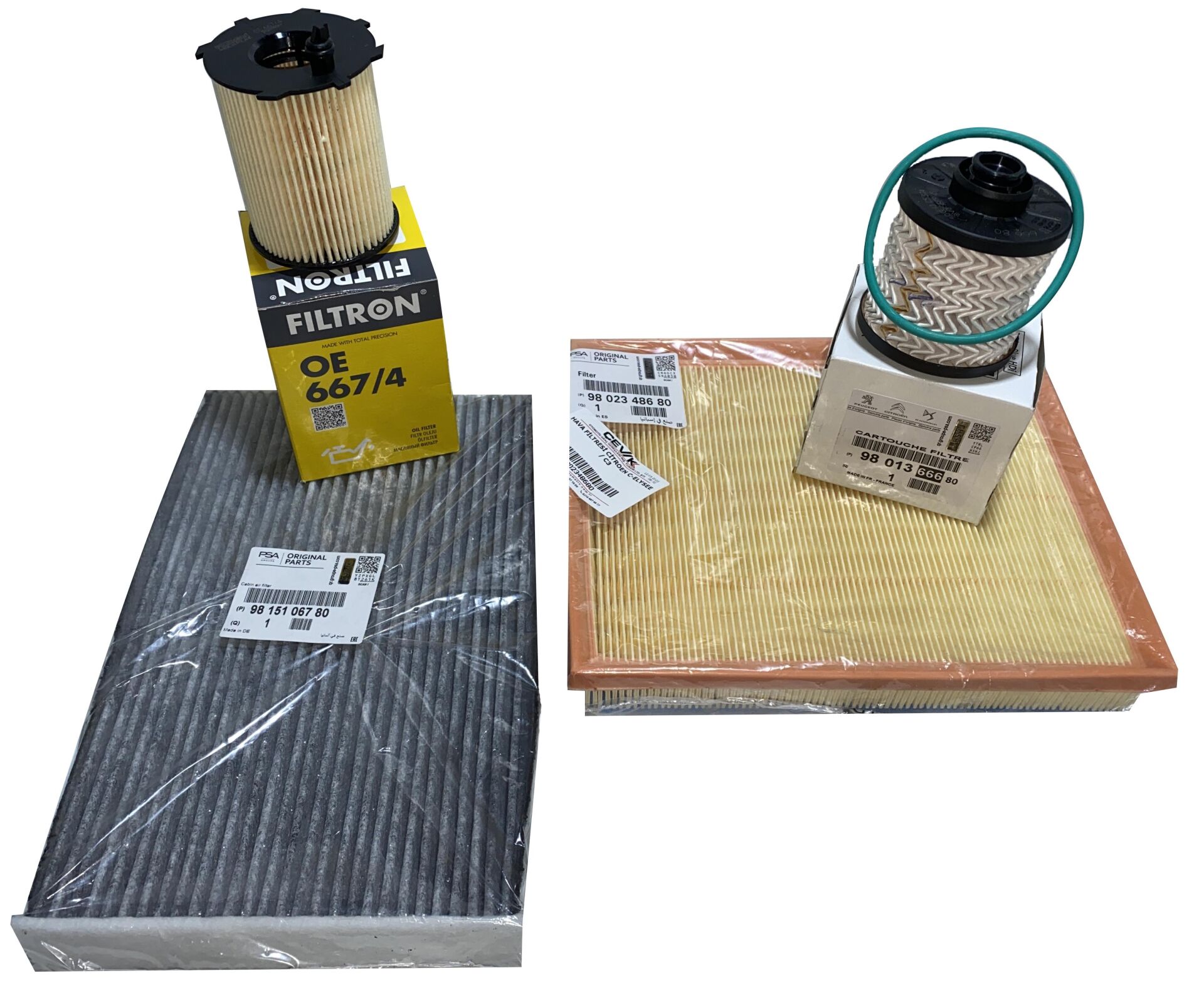 OPEL CROSSLAND X 1.6 DİZEL PERİYODİK BAKIM SETİ (POLEN KARBONLU)