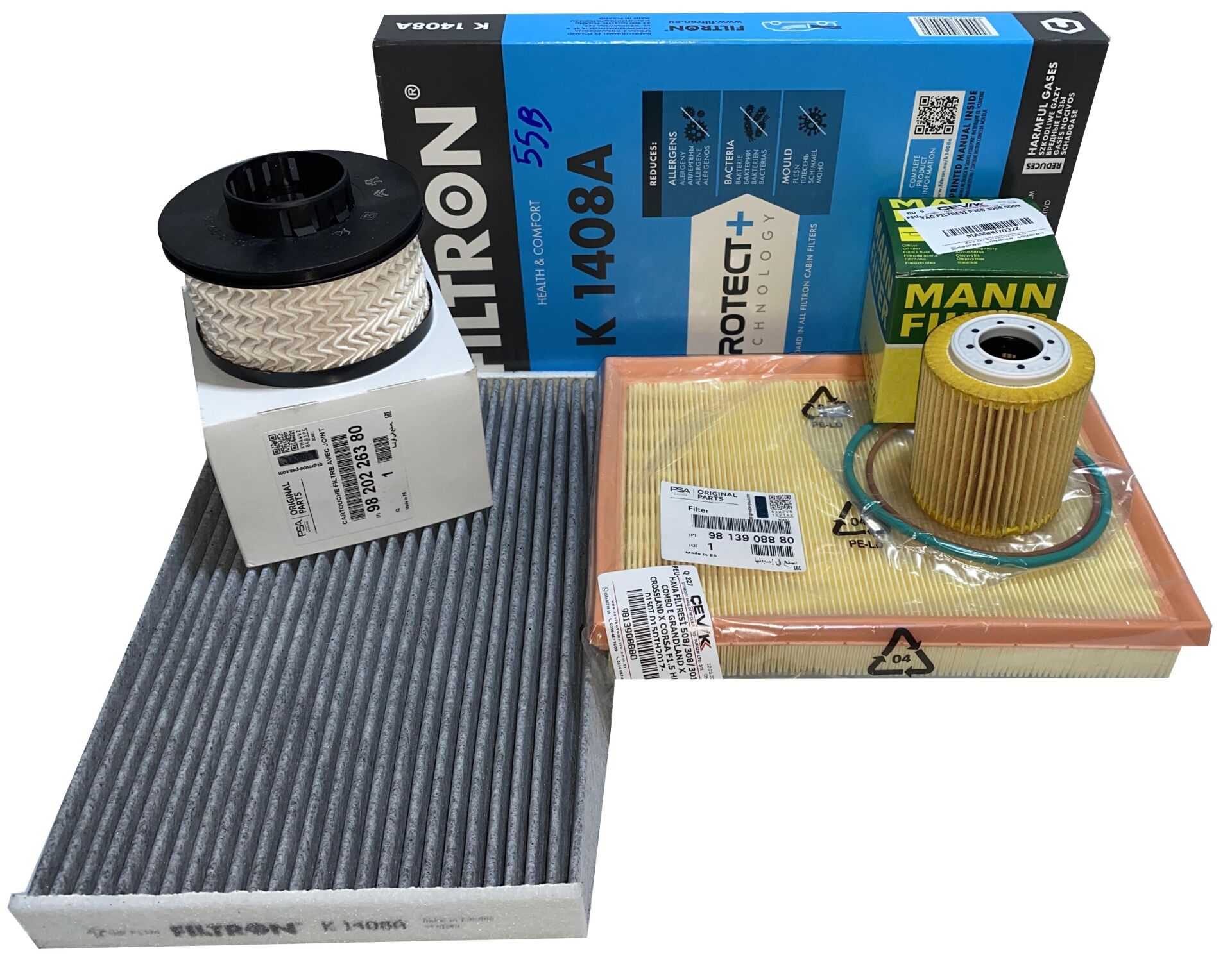 OPEL MOKKA 1.4 - 1.6 BENZİN (2013-2019) PERİYODİK BAKIM SETİ