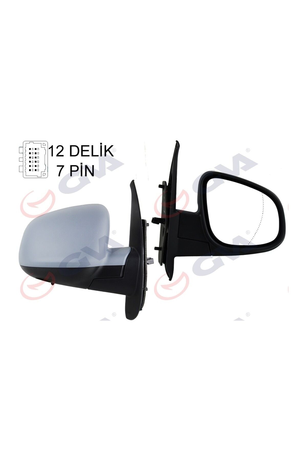 Sağ Dış Dikiz Aynası GVA 1016320 Renault Kangoo