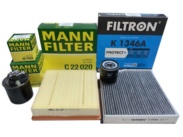 MERCEDES W176 A180d (2012-2017) MANN PERİYODİK BAKIM SETİ