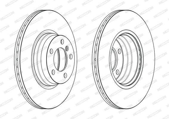 ÖN FREN DİSKİ / BMW F30-F32-F34-F36-F22 / 34116792211-34116792221-43956