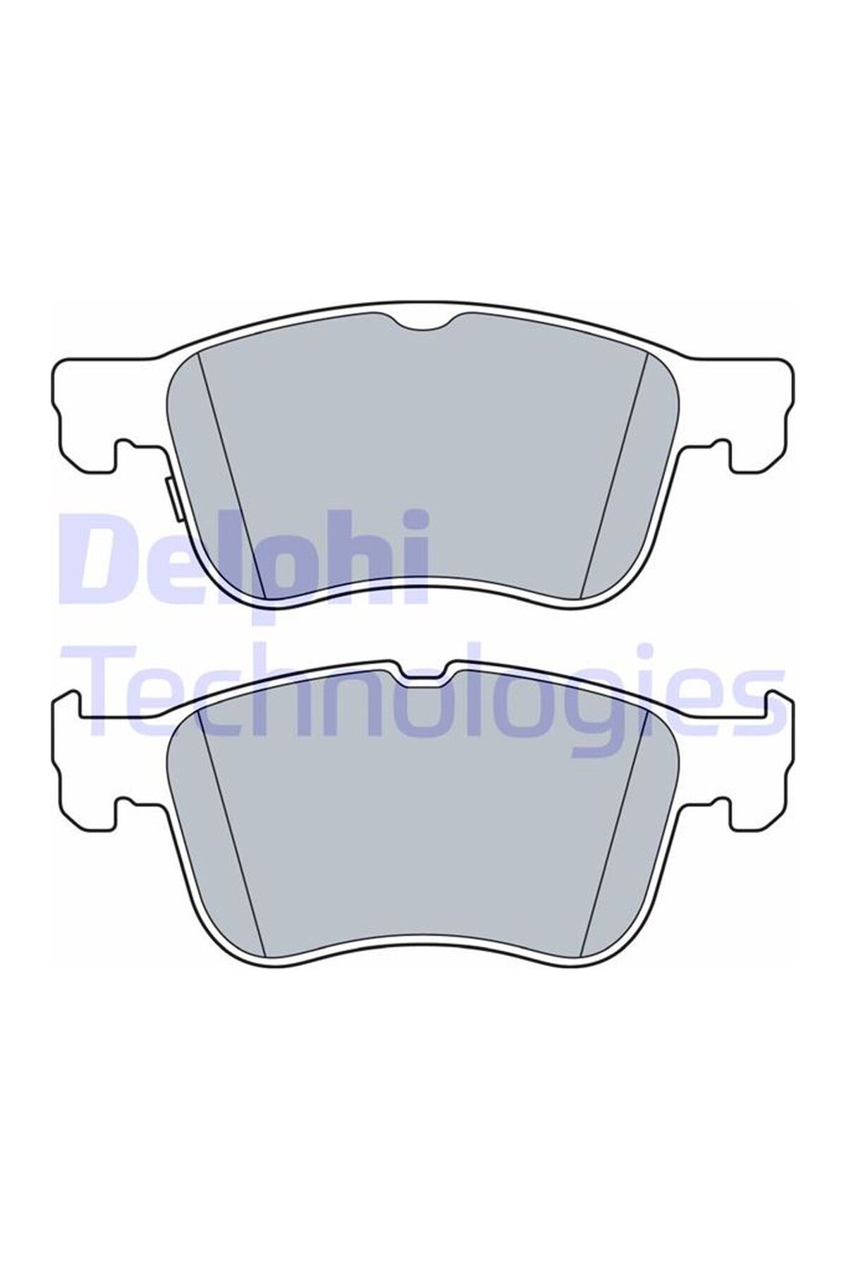 Ön Fren Balatası Delphi LP3520 Ford Focus 2018+ OEM KTJX61 2K021 AEB