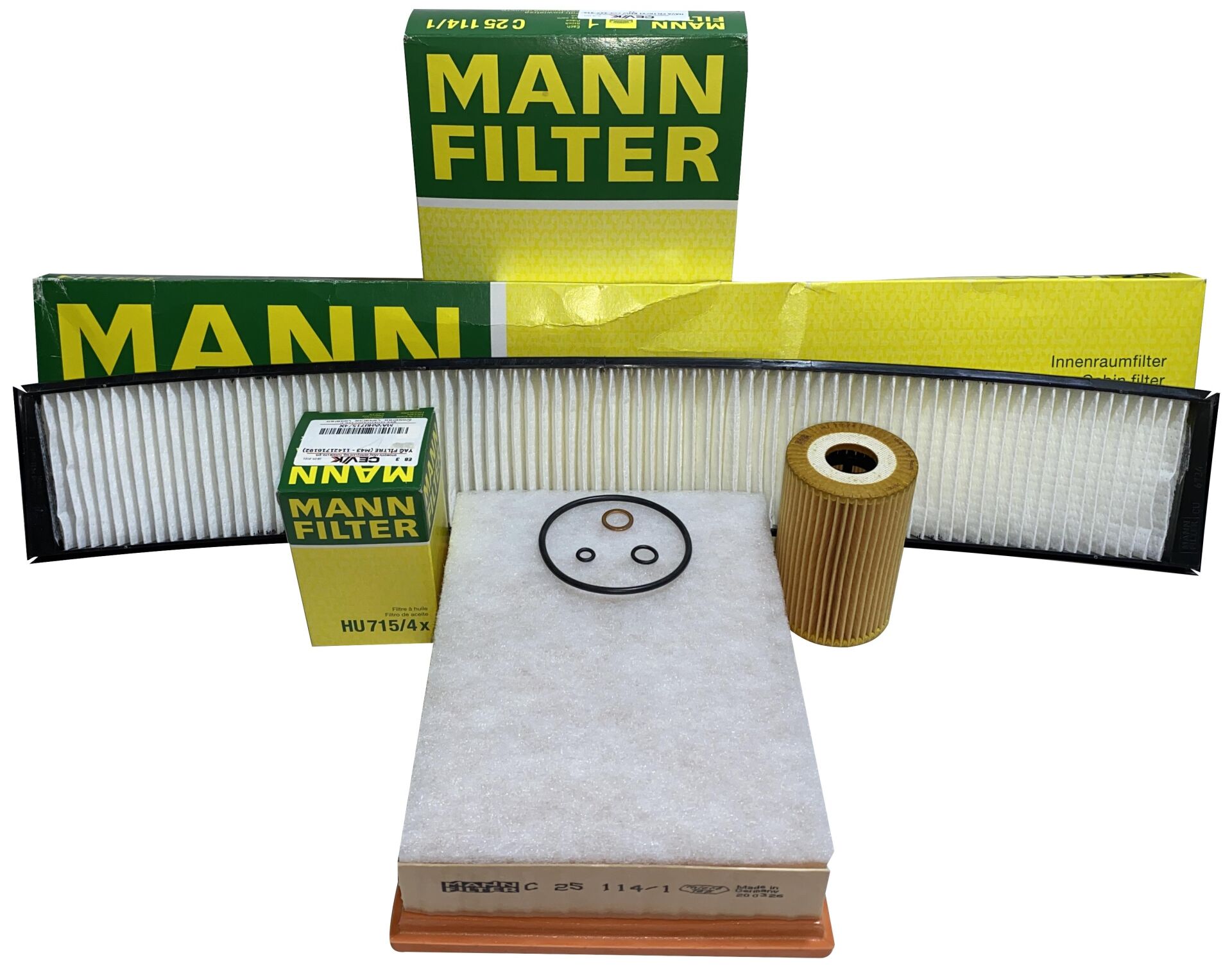 BMW E46 3.18i M43 MOTOR (02-06) ARASI MANN BAKIM SETİ