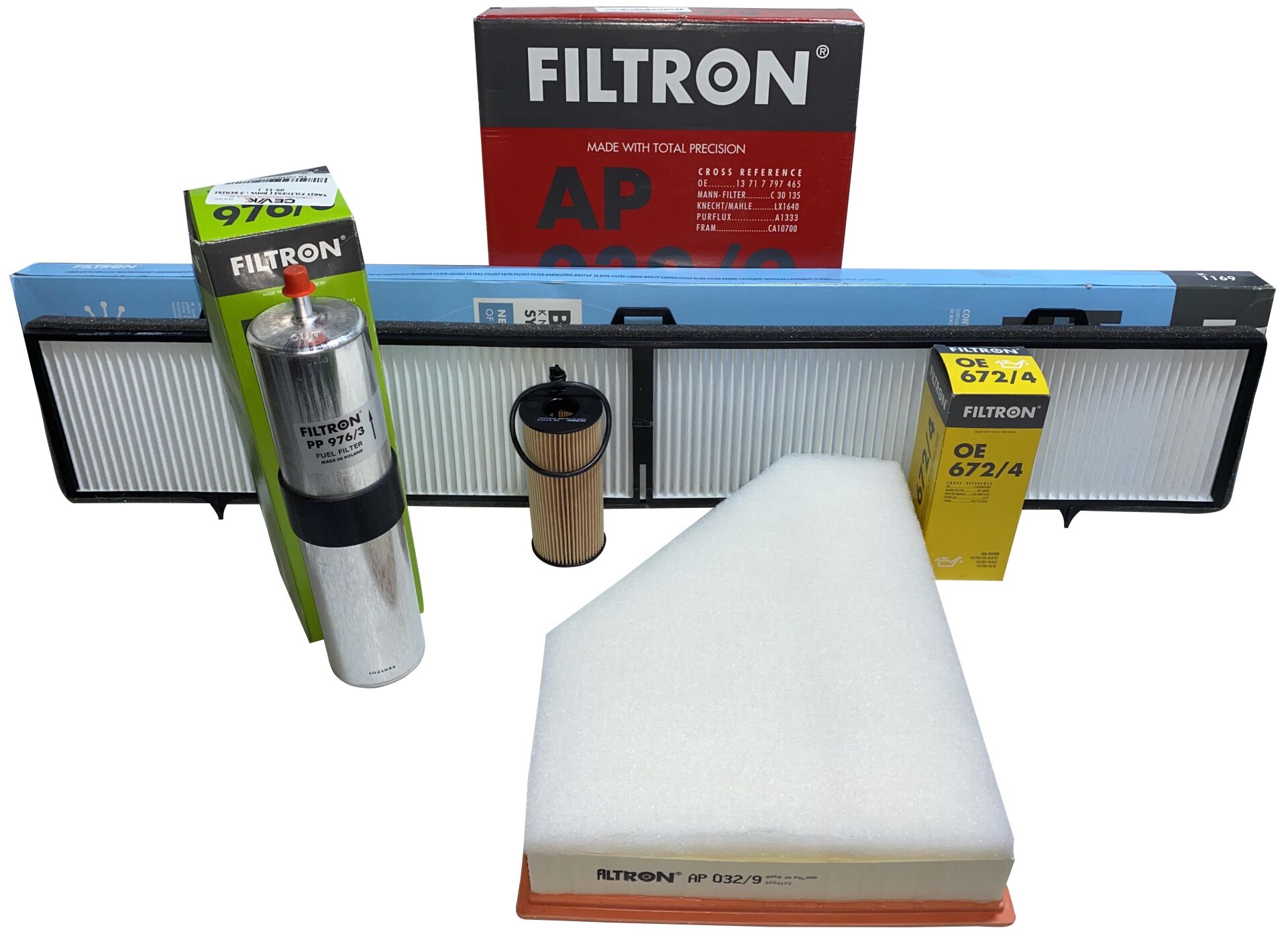 BMW E90 3.20d  N47 MOTOR  184 HP FİLTRON BAKIM SETİ