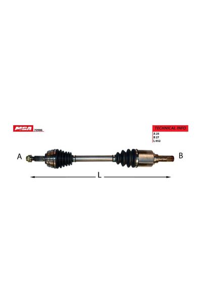 Sol Aks MGA 70986 Dacia Duster 2010+